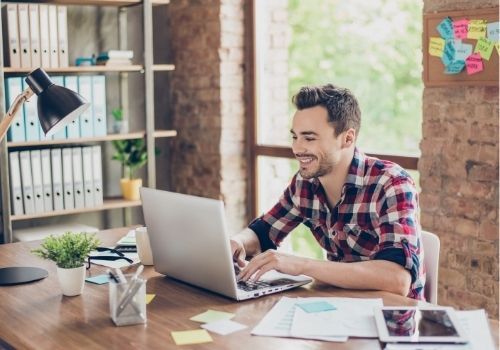 Ubicación del espacio de trabajo en casa